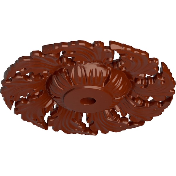 Needham Ceiling Medallion (Fits Canopies Up To 4 1/4), Hand-Painted Firebrick, 14 5/8OD X 2 1/4P